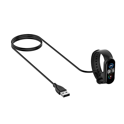 EXMRAT Compatible with Xiaomi Mi Band 5 Charger, Xiaomi Mi Band 5 6 7 USB Magnetic Charging Cable Replacement Charge Cord Dock 1.64ft / 50cm (1)