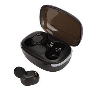 acogedor wireless earbuds, ipx4 waterproof stereo headphones with led display and wireless charging case for sport work, in ear headphones