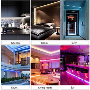 Lamomo Dimmable Led Neon Rope Light,12V Pink Led Strip Lights, 16.4 Ft/5m Led Strip IP65 Waterproof Silicone Rope Light for Indoor Outdoor Home Decoration 