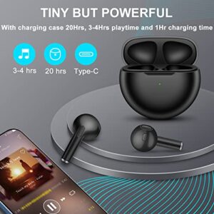 Numy Bluetooth 5.0 Earbuds Headphones in-Ear,Fast Charging Case Numy Earphones Deep Bass with mic, Touch Control, IPX6 Waterproof Sport Numy Headphones for Work Running Gym