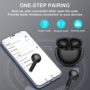 Numy Bluetooth 5.0 Earbuds Headphones in-Ear,Fast Charging Case Numy Earphones Deep Bass with mic, Touch Control, IPX6 Waterproof Sport Numy Headphones for Work Running Gym