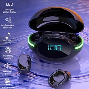 Y80 Bluetooth 5.1 Wireless Headphones Charging Case 9D Stereo Sports Waterproof Headphones with Microphone for iOS/Android BI