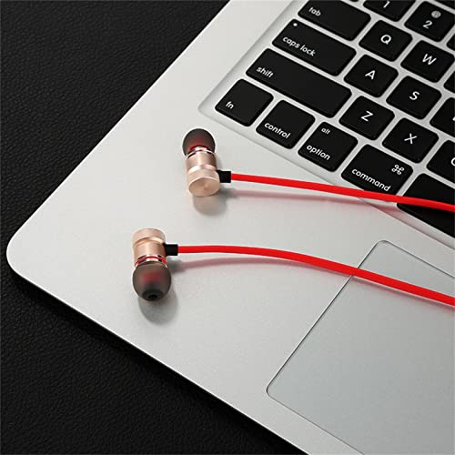 Mllkcao Bluetooth Headphones M9 Bluetooth 4.2 Earphones Summer Sports Sweat-Proof Wireless Bluetooth Earbuds Ear-Hook Headset, Red