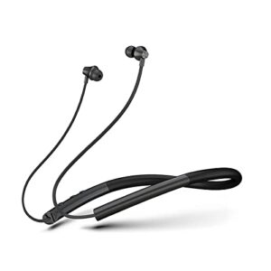essonio bluetooth headphones wireless bluetooth neckband headphones neckband bluetooth earbuds headset noise cancelling with microphone magnetic(in-ear-black)
