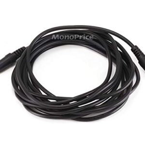 Monoprice Stereo Extension Cable - 12 Feet - Black | 3.5mm Plug/Jack Male/Female