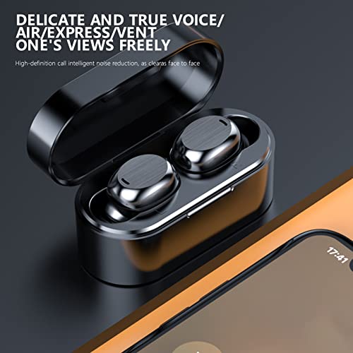 Wireless Earbuds, Mini Blue-tooth Earbuds Headphones Stereo Earphones Touch Control, in-Ear Headphones Sports Music Earbuds Built-in Mic/Noise Cancelling/Premium Deep Bass/Long Distance Connection (A)