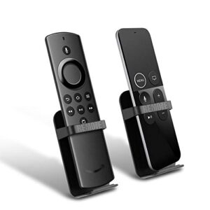 tv remote holder replacement for amazon fire tv stick lite/tv stick 4k / 1st and 2nd gen tv stick/tv cube/alexa dot voice/apple tv/siri remote small for bed 2-pack