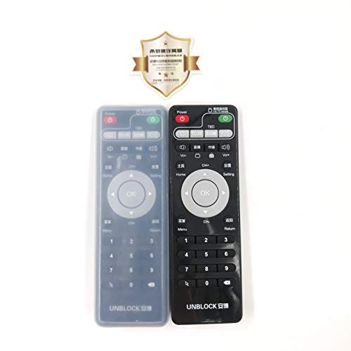 HOPE OVERSEAS Unblock tech Original Remote for ubox, with case in Pack. Support All ubox Model. Supply by Hope overseas Trading, an Authorized Distributor by unblock tech in The United States(Black)