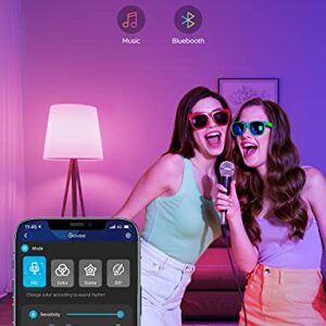 Govee Smart Light Bulbs, Color Changing Light Bulbs with Music Sync, 54 Dynamic Scenes, 16 Million DIY Colors WiFi & Bluetooth Light Bulbs Work with Alexa, Google Assistant & Govee Home App, 1 Pack