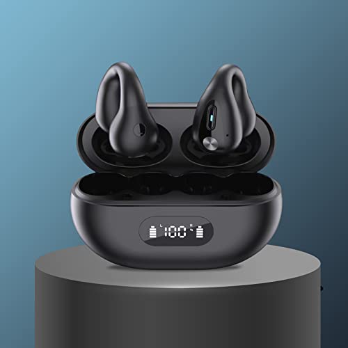 CENGNIAN LED Wireless Earbuds Bluetooth Headset Finger Control, Ear Buds Headphones, Ear Budsstereo Earphones 5.3 On-Ear Type, Built-in Mic Headset Premium Deep Bass for Sport with Charging Case