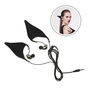 Mikikit Women Noise Fake in Accessories Earphone Computer Halloween Tablet Kids Phones Headphone Stereo Elves Elf in- with Earbuds Exercise Costume Phone Cell in-Ear Accessory Practical
