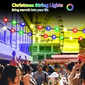 L8star 800 LED Christmas Lights Outdoor, 330ft/100m Ultra Long Multicolor Led String Rope Lights Outdoor IP67 Waterproof with Remote and Timer, Led Christmas Tree Lights for Home Indoor Decoration