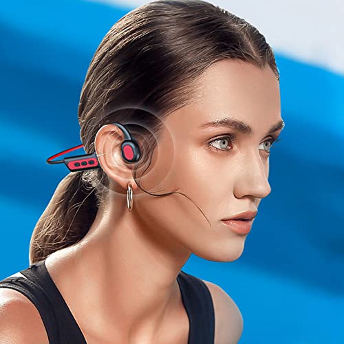 Bluetooth Headphones Stereo Wireless Earphones Built-in Noise-canceling Mic Open-Ear Waterproof Sport Headsets for Running Cycling Hiking Yoga