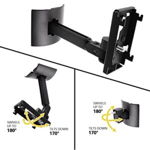 KJDiSRPin UB-20 Wall Bracket Series II for All Bose Cinemate Lifestyle Speaker Ceiling Mount,Steel Speakers Brackets Strong and Sturdy (Black)