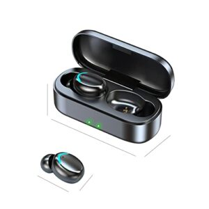 aufmer wireless earbuds bluetooth, in-ear lightweight headphones, built-in microphone immersive premium sound with charging case for sports, running and other outdoor activities