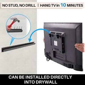 Drywall TV Mount fits Most 22-55 inch TVs, No Stud Needed TV Wall Mount Bracket with Loading Capacity 100 lbs, Max Vesa 400 x 400mm (All Hardware Screws Include)