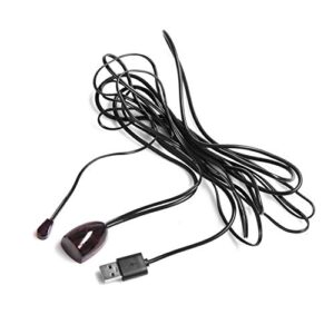 Infrared Remote Extender Cable -ir Extender for Cable Box Hidden IR Repeater System with 1 Emitters 1 Receiver (20FT)