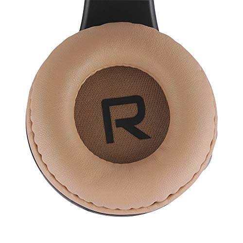 PowerLocus Rose Gold Bluetooth Headphones with Black/Brown Bluetooth Headphones