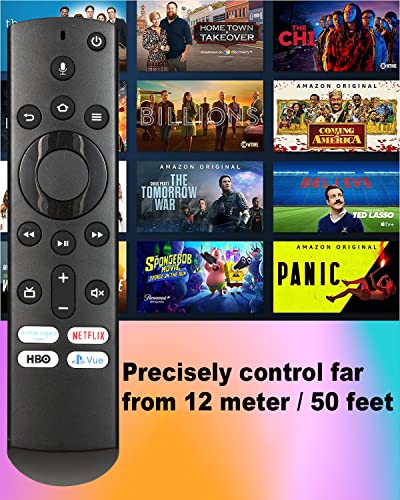 NS-RCFNA-19 NSRCFNA19 Voice Remote Control Replacement for Insignia Fire TV Edition Televisions NS-32DF310NA19 NS-39DF510NA19 NS-50DF710NA19 NS-55DF710NA19 NS-24DF310NA19 NS-43DF710NA19