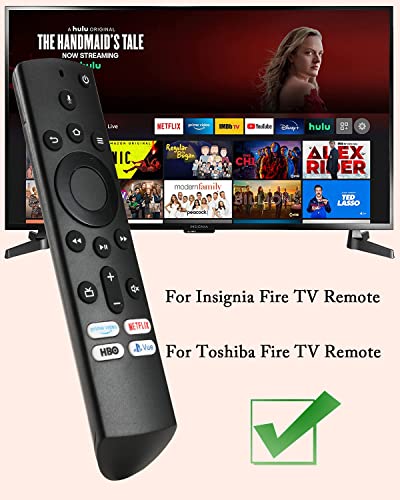 NS-RCFNA-19 NSRCFNA19 Voice Remote Control Replacement for Insignia Fire TV Edition Televisions NS-32DF310NA19 NS-39DF510NA19 NS-50DF710NA19 NS-55DF710NA19 NS-24DF310NA19 NS-43DF710NA19