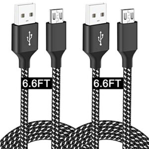 micro usb cable for fire tablet hd 7 8 10 4th 5th 6th 7th generation,e-readers,tv stick power cord samsung galaxy braided android phone charger fast charging cable mini pc intel computer stick 6 ft
