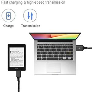 Micro USB Cable for Fire Tablet HD 7 8 10 4th 5th 6th 7th Generation,E-Readers,TV Stick Power Cord Samsung Galaxy Braided Android Phone Charger Fast Charging Cable Mini PC Intel Computer Stick 6 FT