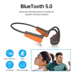 pamu S30 0pen-Ear Bluetooth Bone Conduction Headphones,Built-in Mic for Calls,Wireless Sports Headphones IPX6 Waterproof and Sweatproof for Running Cycling Hiking,Headphones Wireless Bluetooth Black