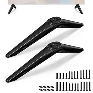 base stand fit for tcl roku 32in 40in 43in 49in 50in 55in smart tv for 32s305 32s3800 32s4610r 32s3850 32s3850a 40s325 40fd2700 40fs3800 50s423 tv stand base with screws and instruction