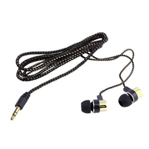 fashion design sports running noise isolating stereo 1.1m in-ear 3.5mm media player music earphone stereo music headphone