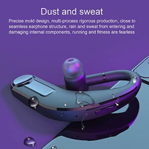 Gaweb Earphones, 1Pc M21 Wireless Earbud Hanging Ear Multifunctional Bluetooth 5.0 HiFi Stable Sports Headphone for Office - Black