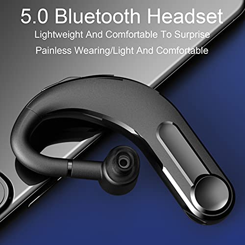 Gaweb Earphones, 1Pc M21 Wireless Earbud Hanging Ear Multifunctional Bluetooth 5.0 HiFi Stable Sports Headphone for Office - Black