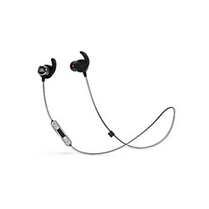 jbl reflect mini 2.0 – in-ear wireless sport headphone with 3-button mic/remote – black