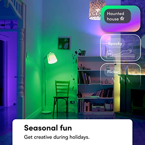 LIFX Color, A19 1100 lumens, Wi-Fi Smart LED Light Bulb, Billions of Colors and Whites, No bridge required, Works with Alexa, Hey Google, HomeKit and Siri multicolor (2 Pack)