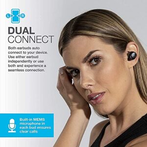 JLab Go Air True Wireless Bluetooth Earbuds with Charging case + Cloud Foam Mnemonic Earbud Tips