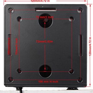 Videosecu Adjustable Small Device Wall-Mounted Bracket for Cable Box Digital TV Media Players Game Consoles MTC02B 1QJ