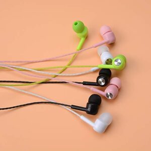 Gaweb Earphones, S32 Universal 3.5mm L-Shaped Wired Earbud for Phone - Black