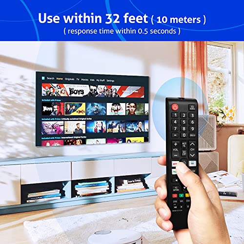 Newest Universal Replacement Remote Control BN59-01315A for All Samsung TV Remote Fit for All LED LCD HDTV 3D Smart TVs Models（with 3 Shortcuts Key）