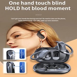 Bluetooth Headset 5.3 Ear Mounted Business HiFi Sound Quality Long Lasting Outdoor Sports Headset Light-Weight Headphones Wireless Earbuds