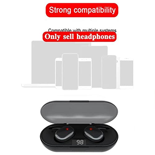 CZQIKEDA Wireless Ear Clip Bone Conduction Headphones,Ear-Clip Bone Conduction Headphones Bluetooth 5.0,IPX5 Waterproof Mini Sport Running Earring Earphone
