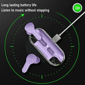 Wireless Earbuds, 5.3 Bluetooth Headset, High Battery Low Latency Transparent Space Capsule Headset, Noise Canceling Game Bluetooth Headset, IPX7 Sports Exercise Water Release