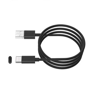 6ft long usb c type c charging cable for sony ps5 pulse 3d, hyperx cloud stinger core, turtle beach stealth 600 gen 2, 700 gen 2, jbl & other wireless headset with usb-c power port