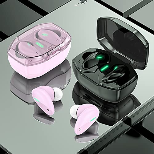 Wireless Noise Cancelling Earbuds, with RGB Light, Built-in Microphone, Super HiFi Sound Performance, Waterproof for Sport, Clear Calls, Work, Music