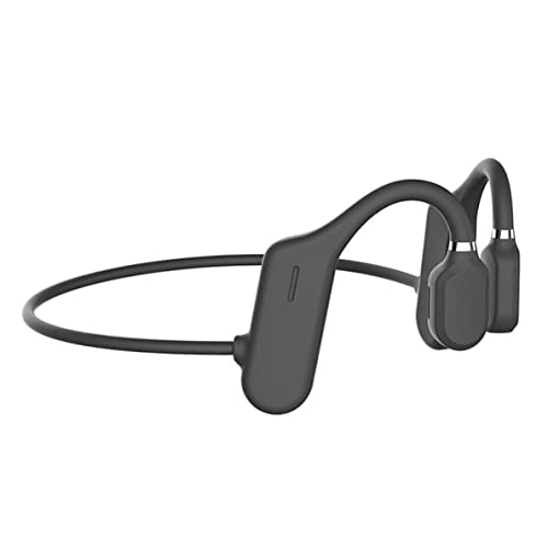 Domccy Bone Conduction Headphones, Wireless Earphones,Sports Open Ear Headphones,Waterproof Lightweight Black,Earphone