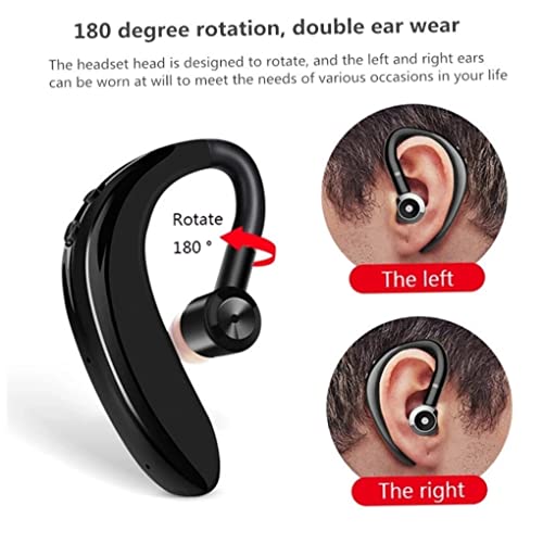 KUYYFDS Wireless Earphones Hands-Free Business Sports Ear Hook Headset Earbuds for Driving in-Ear Headphones