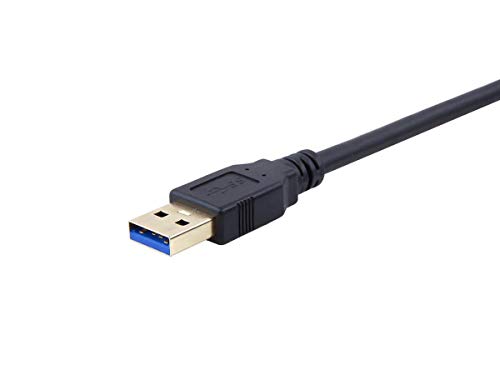 Monoprice Select Series USB 3.0 A to B Cable 1.5ft Compatible with Brother, HP, Canon, Lexmark, Epson, Dell, Xerox, Samsung and More!, Black (113746)