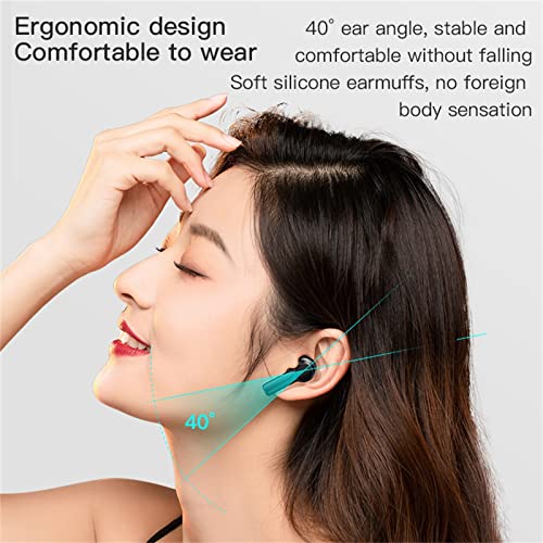 W20 5.0 Sports Bluetooth Earphones Headphones, 400mah Charging Box Wireless Headphone 3D Stereo Sports Earbuds Headsets T𝐨uch Control with Microphone in-Ear Headset