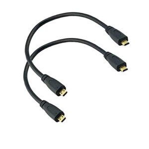 micro hdmi to micro hdmi cable;seadream 2pack gold plated high speed micro hdmi extension cable micro hdmi male to micro hdmi male cable,micro hdmi type d male to male cable