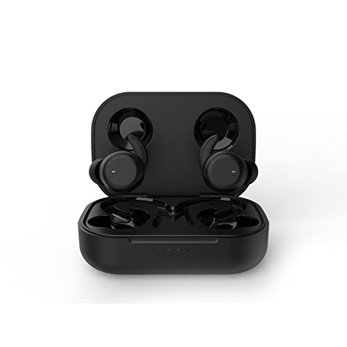 MIANHT Noise-canceling Running Headphones Wireless Earbuds with Earhooks ​Over Ear Sport Headphones Sweatproof Earphones Workout Jogging Gym