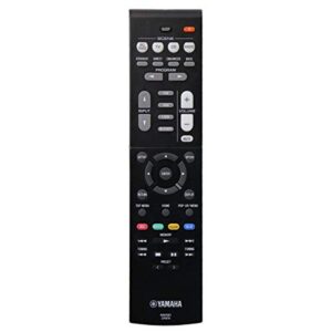 yamaha remote control (rav561 zz43210) for home theater receivers – black