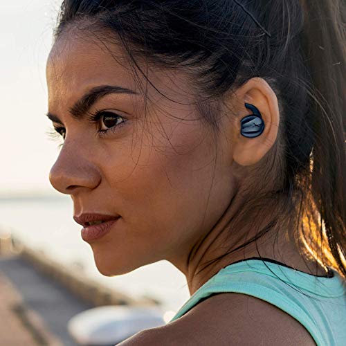 Alpatronix Wireless Earbuds HX500 Waterproof Bluetooth Headphones TWS in Ear Wireless Earphones Rechargeable Stereo Headset w/Qi Charging Case & Mic for iPhone/Samsung Galaxy, Sports&Running - Black